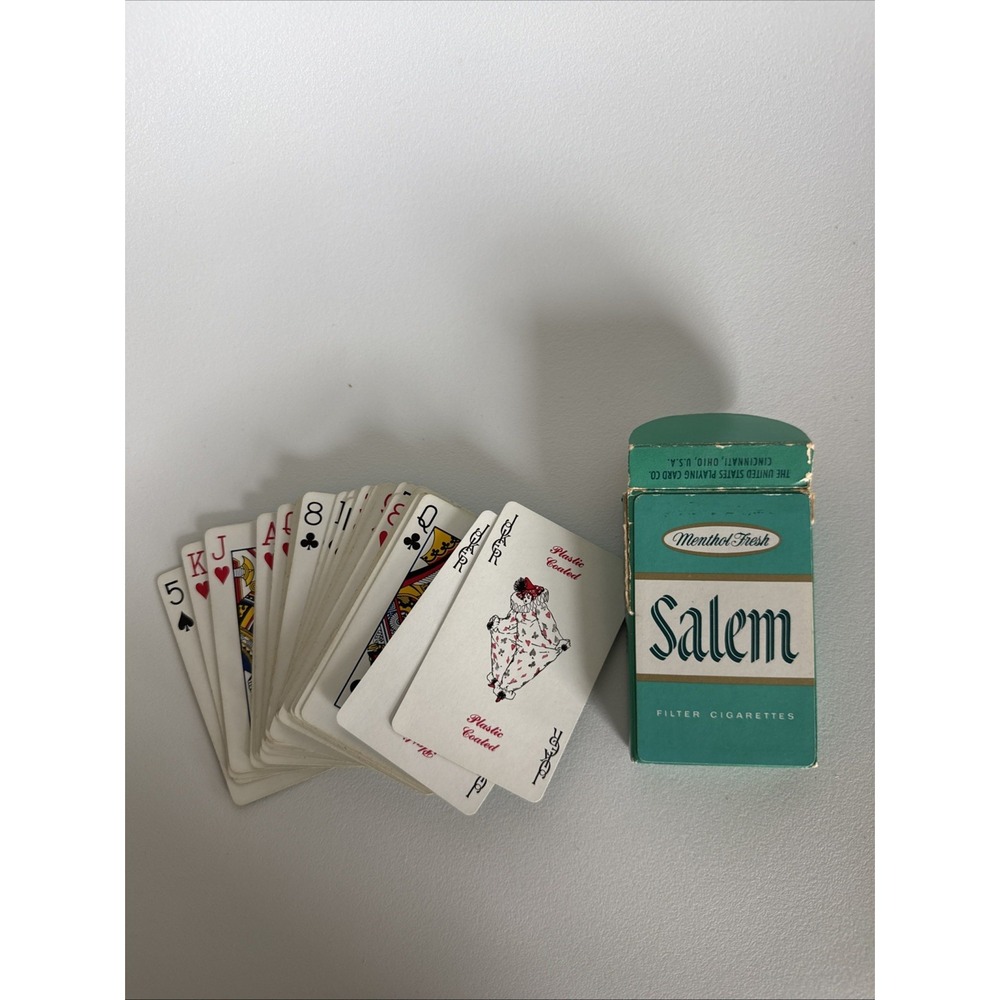 Vintage SALEM CIGARETTES Playing Cards 52 * MENTHOL FRESH *